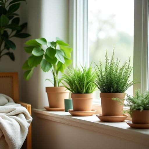 Inspirerande krukväxter i ett hem